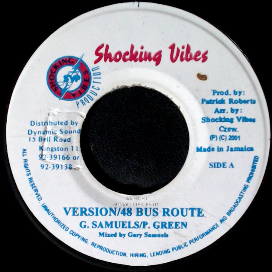 G. Samuels/P. Green / Tanto Metro & Devonte - Version/48 Bus Route / Hardcore side A