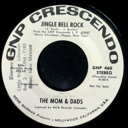 The Mom & Dads - Auld Lang Syne / Jingle Bell Rock side B