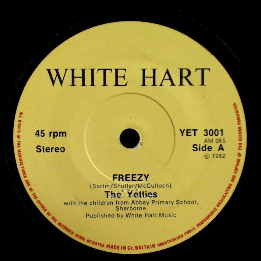 The Yetties - Freezy / Beautiful Dorset side A