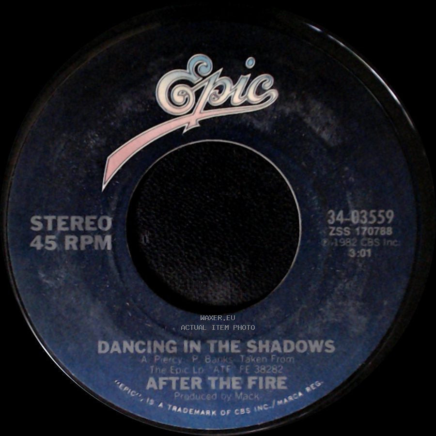 After The Fire - Der Kommissar / Dancing In The Shadows side B