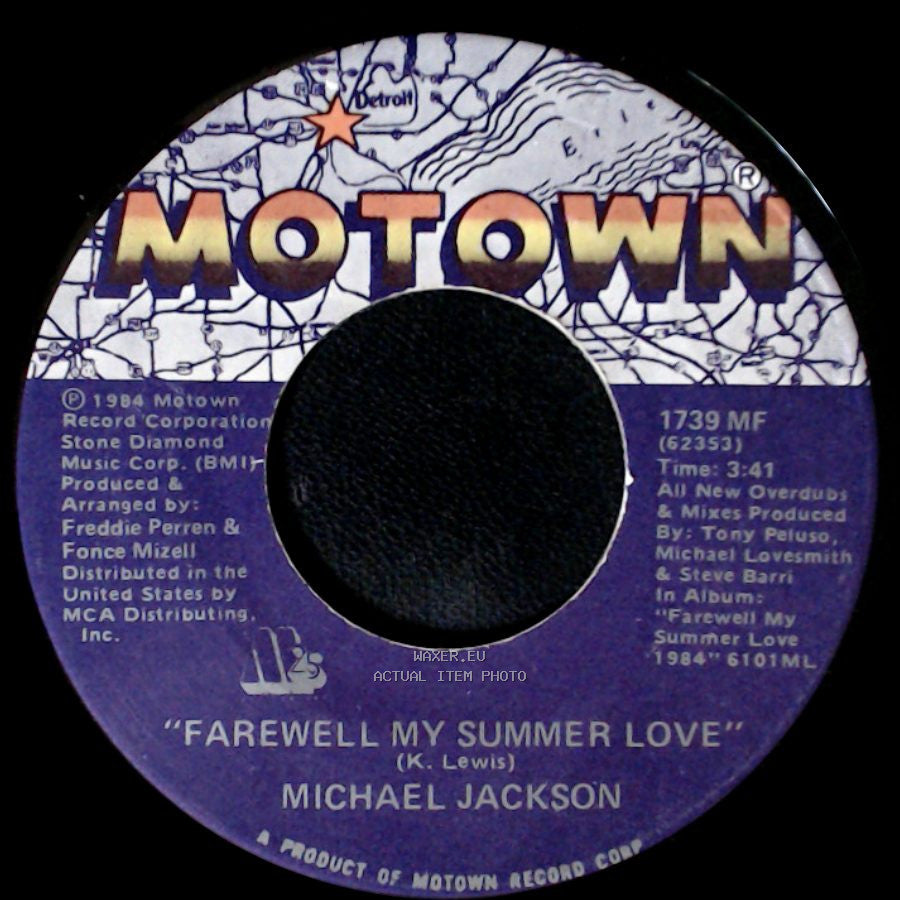 Michael Jackson - "Farewell My Summer Love" / Call On Me side A