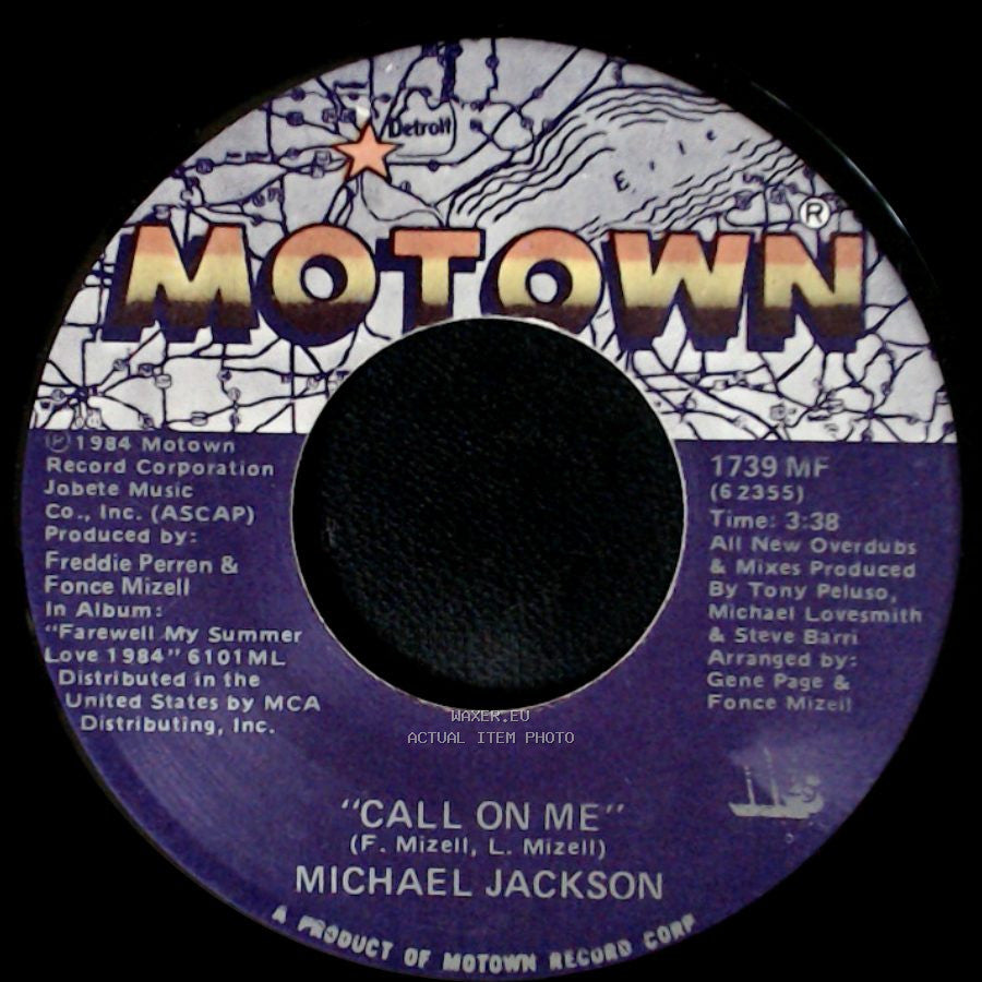 Michael Jackson - "Farewell My Summer Love" / Call On Me side B