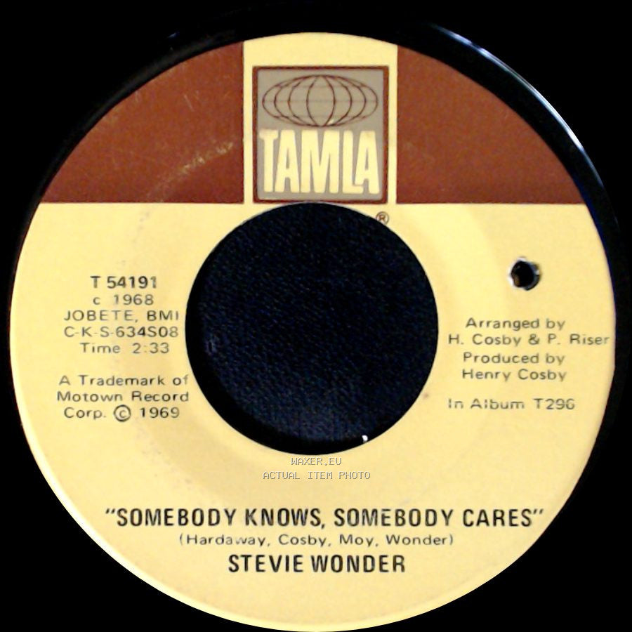 Stevie Wonder - Never Had A Dream Come True / Somebody Knows, Somebody Cares side B