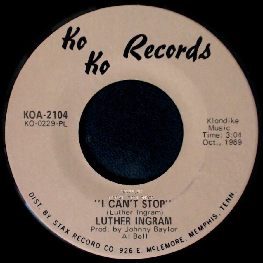 Luther Ingram - My Honey And Me / I Can't Stop side B