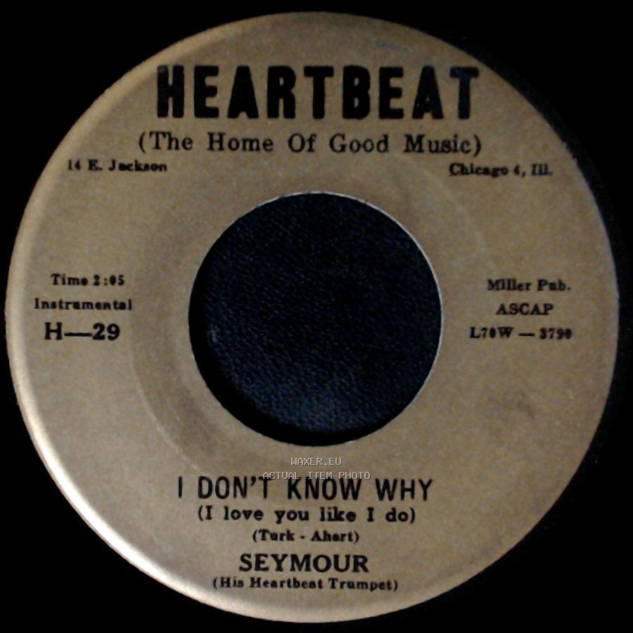 Seymour - After You've Gone / I Don't Know Why (I Love You Like I Do) side B