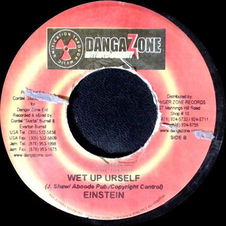 Beenie Man / Einstein - Ziggy Zung / Wet Up Urself side B