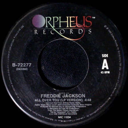 Freddie Jackson - All Over You (Lp Version) / All Over You (Instrumental) side A