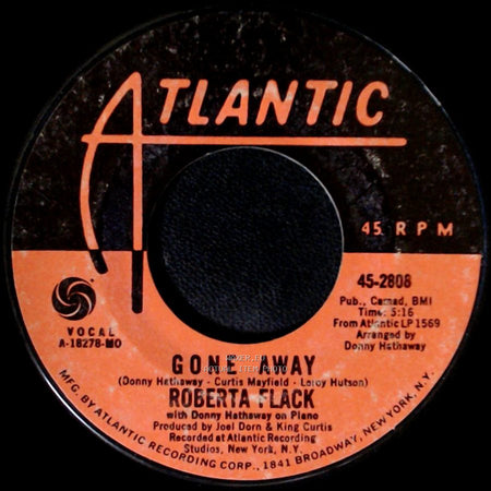 Roberta Flack & Donny Hathaway / Roberta Flack - You've Got A Friend / Gone Away side B
