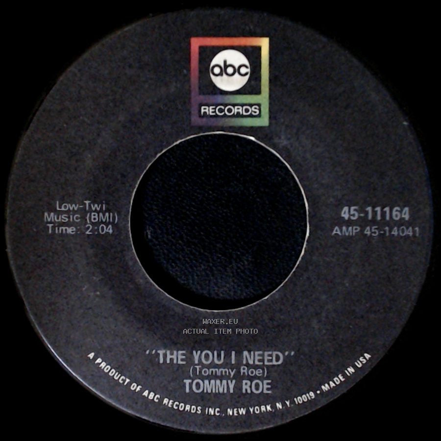 Tommy Roe - The You I Need / Dizzy side A