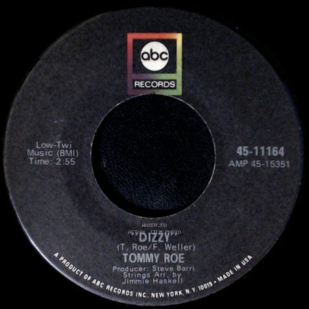 Tommy Roe - The You I Need / Dizzy side B