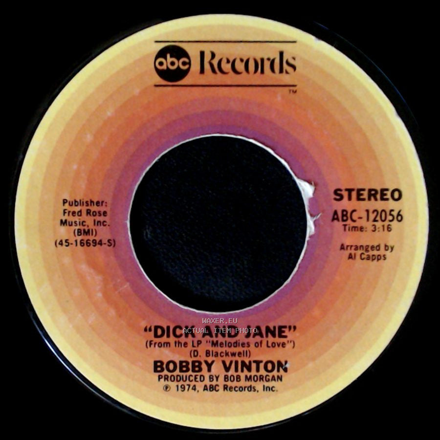 Bobby Vinton - Beer Barrel Polka / Dick And Jane side B