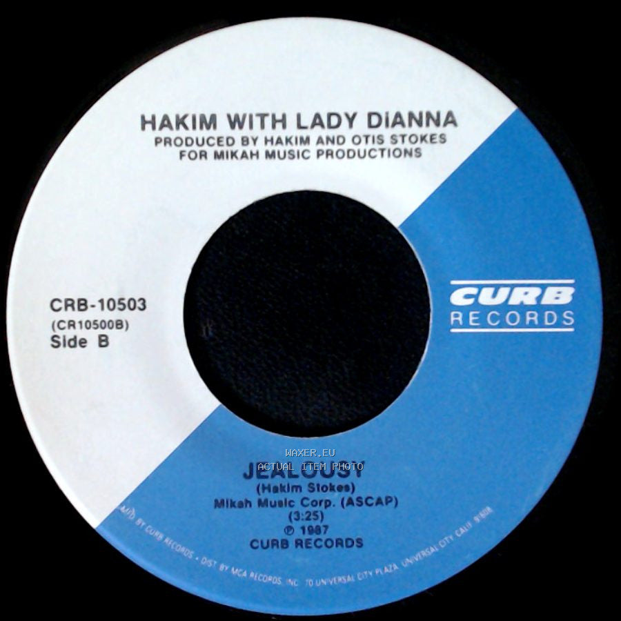 Ragtime / Hakim With Lady Dianna - Do You Love Me? / Jealousy side B