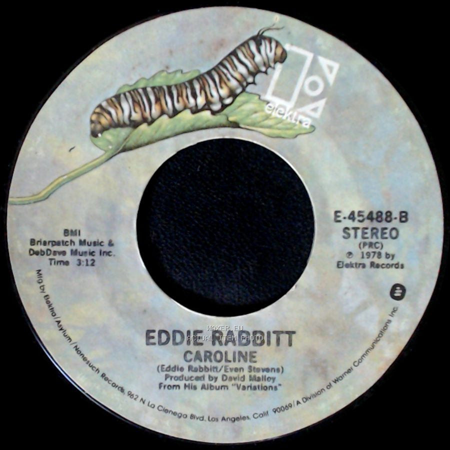 Eddie Rabbitt - You Don't Love Me Anymore / Caroline side B