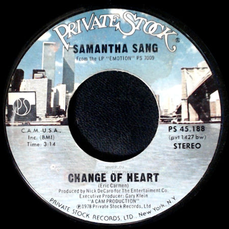 Samantha Sang - Change Of Heart / You Keep Me Dancing side A