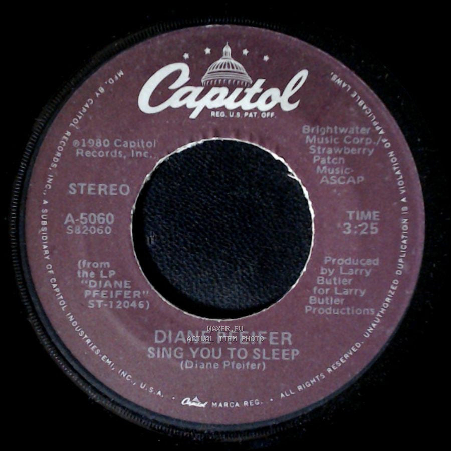 Diane Pfeifer - Play Something We Could Love To / Sing You To Sleep side A