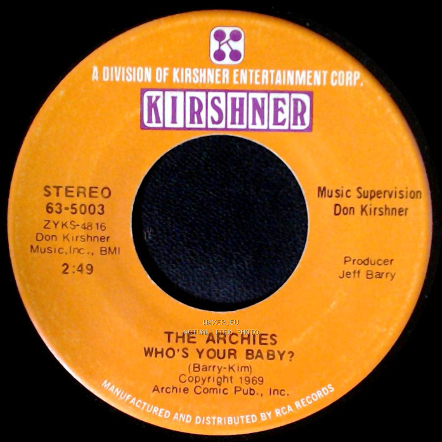 The Archies - Who's Your Baby? / Senorita Rita side A