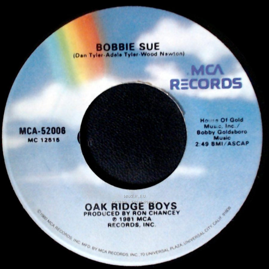 Oak Ridge Boys - Live In Love / Bobbie Sue side B