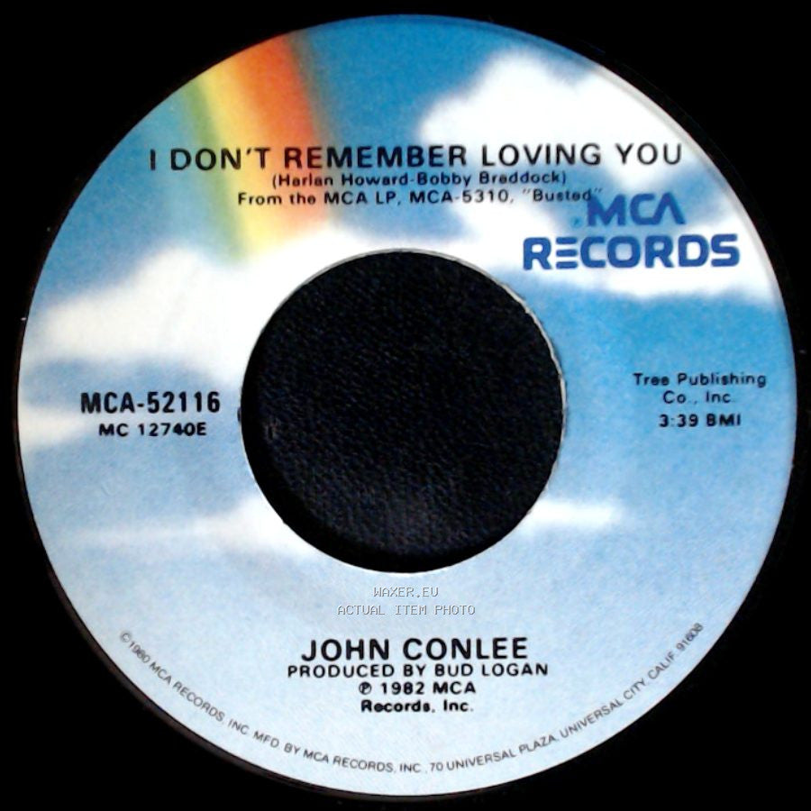 John Conlee - Two Hearts / I Don't Remember Loving You side B