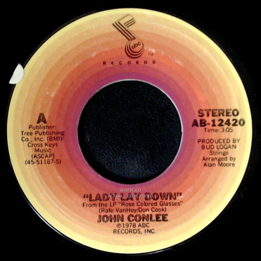 John Conlee - Lady Lay Down / Something Special side A