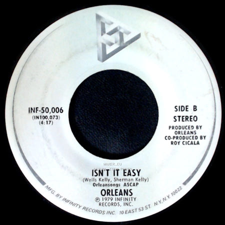 Orleans - Love Takes Time / Isn't It Easy side B
