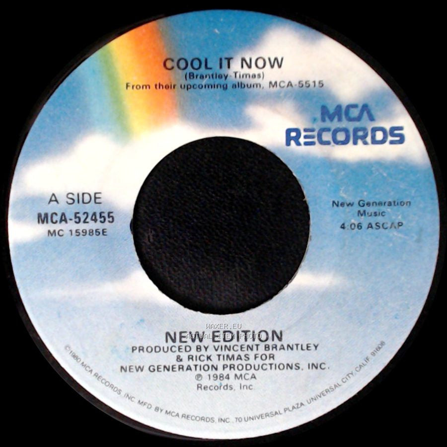 New Edition - Cool It Now / Cool It Now (Sing Along Version) side A