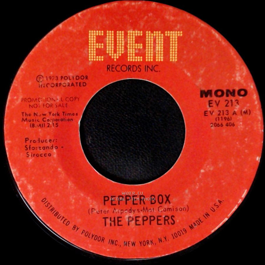 The Peppers - Pepper Box / Pepper Box side A