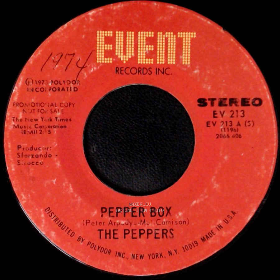 The Peppers - Pepper Box / Pepper Box side B