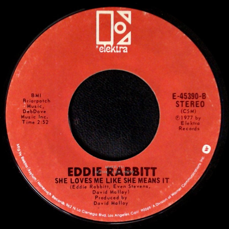 Eddie Rabbitt - She Loves Me Like She Means It / I Can't Help Myself side A