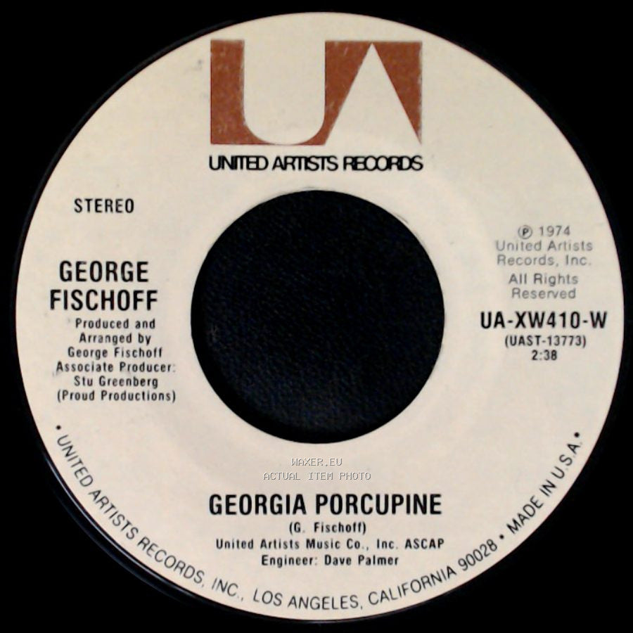 George Fischoff - Georgia Porcupine / I'll Never Forget You side A