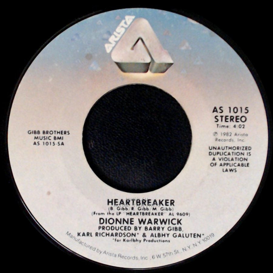 Dionne Warwick - Heartbreaker / I Can't See Anything (But You) side A
