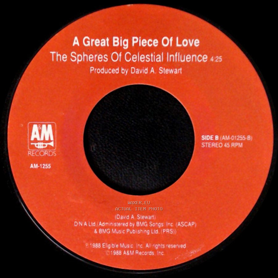 Annie Lennox & Al Green - Put A Little Love In Your Heart / A Great Big Piece Of Love / The Spheres Of Celestial Influence side B