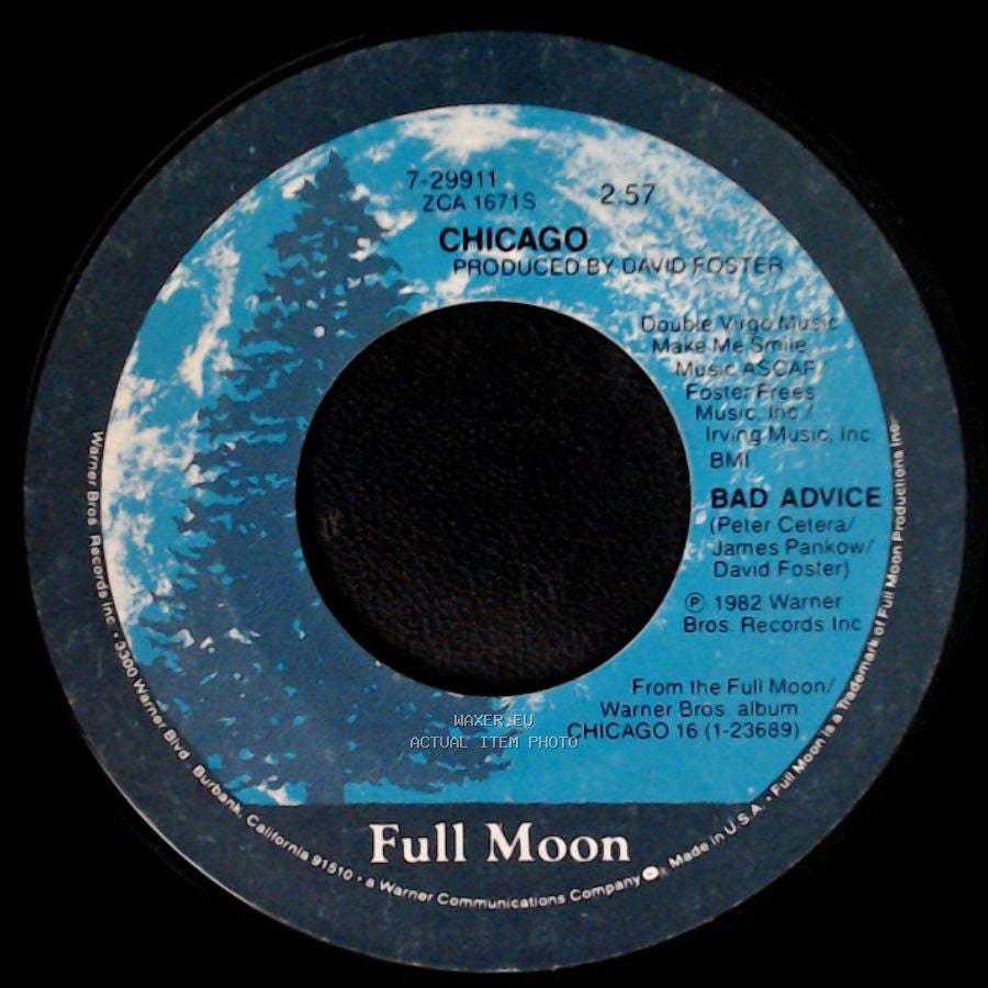 Chicago - Bad Advice / Love Me Tomorrow side A
