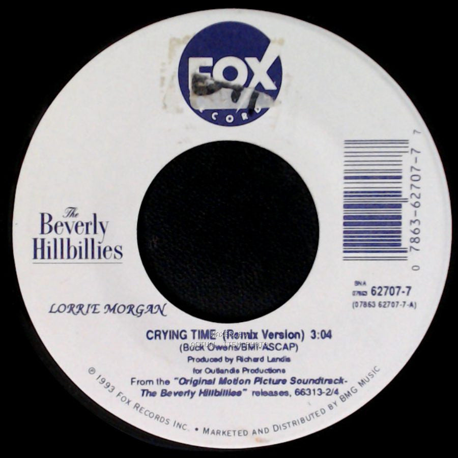 Lorrie Morgan / Aaron Tippin - Crying Time (Remix Version) / I'm So Lonesome I Could Cry side A