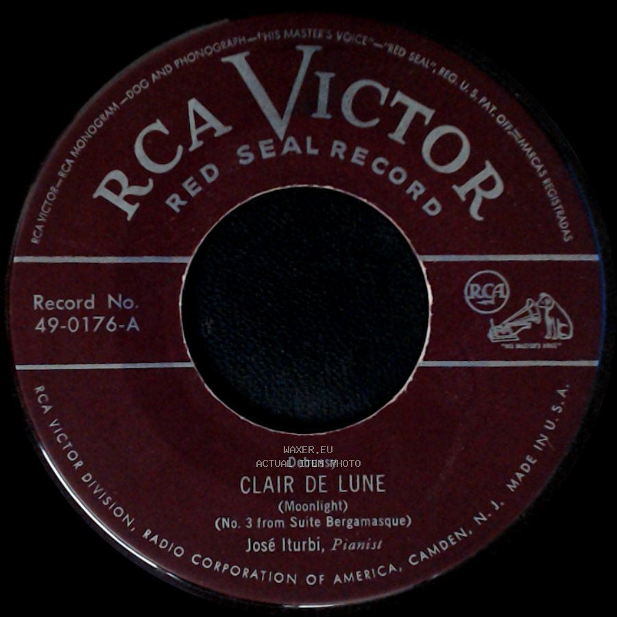 José Iturbi - Clair De Lune / Liebestraum No. 3 (A Dream Of Love) side A