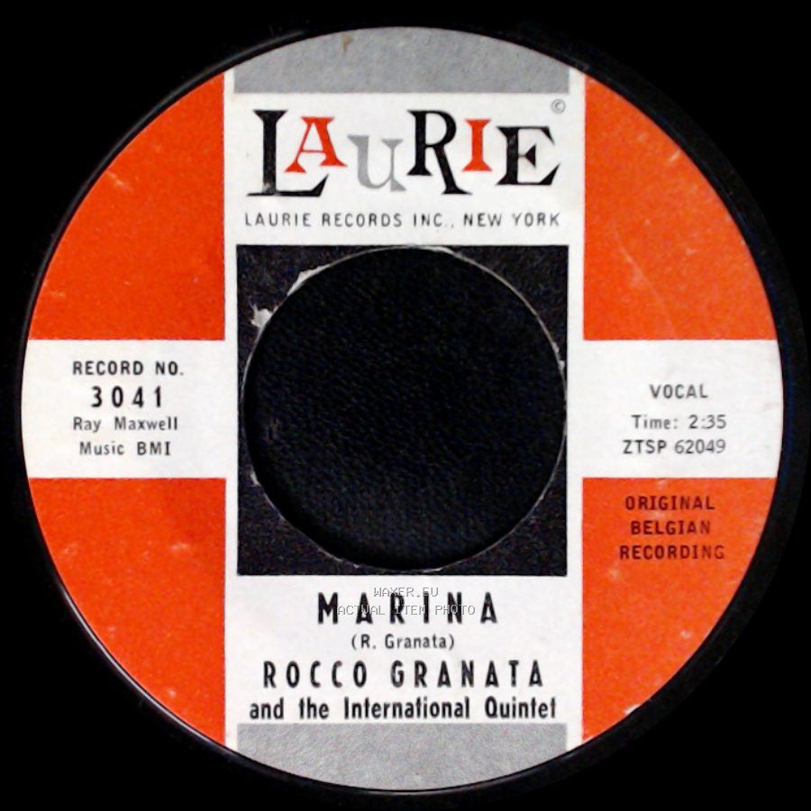 Rocco Granata And The International Quintet - Marina / Manuela side A