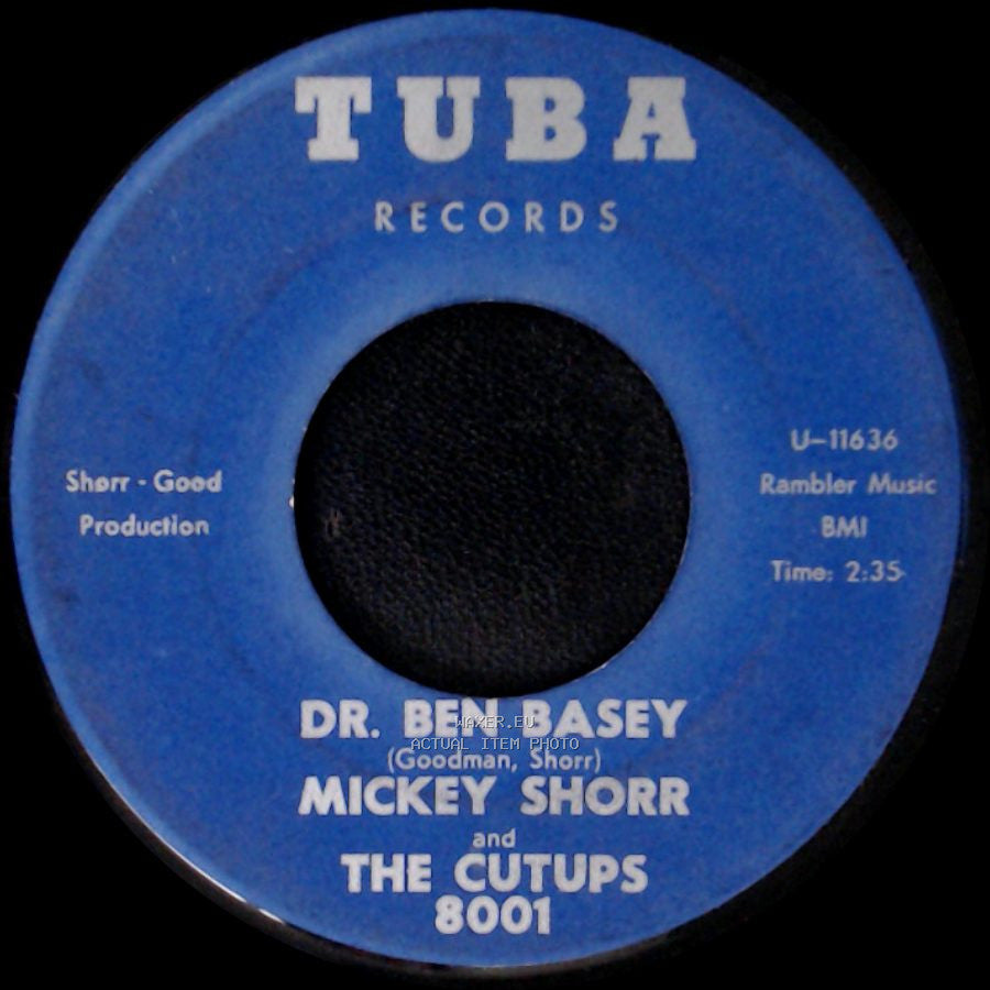 Mickey Shorr And The Cutups / Cutups With Stinewey Sam - Dr. Ben Basey / Roaring 20's Rag side A