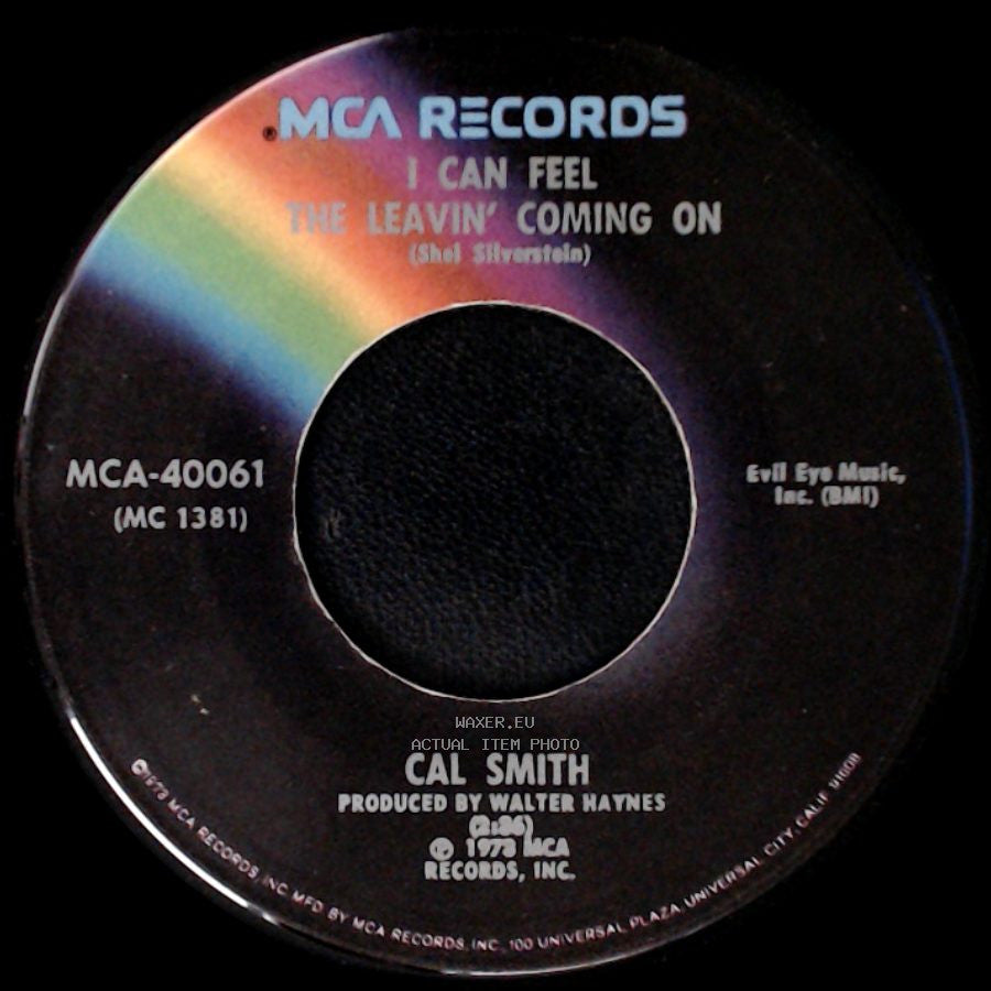 Cal Smith - I Can Feel The Leavin' Coming On / I've Loved You All Over The World side A