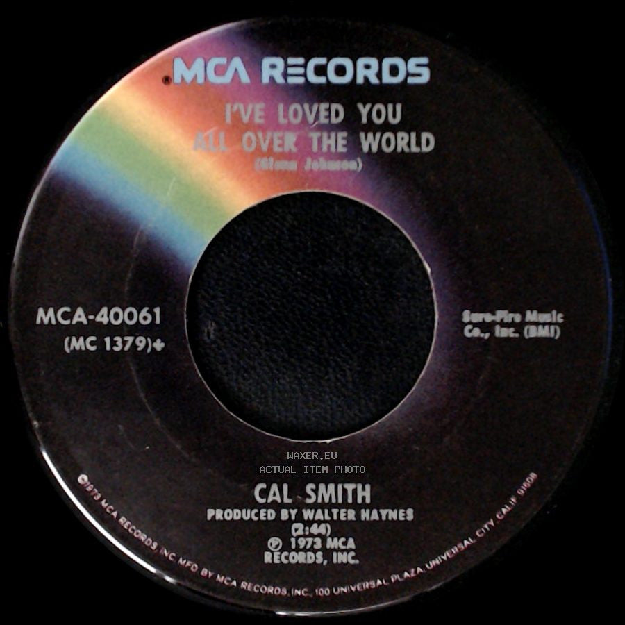 Cal Smith - I Can Feel The Leavin' Coming On / I've Loved You All Over The World side B