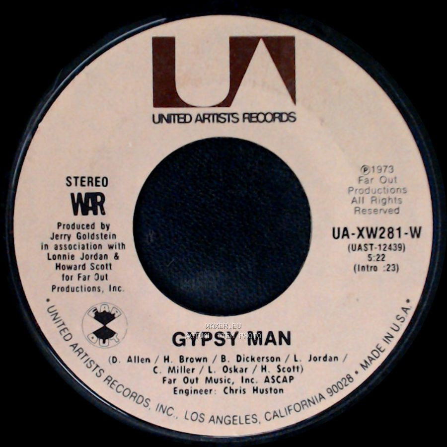 War - Deliver The Word / Gypsy Man side B