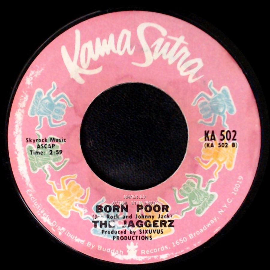 The Jaggerz - Born Poor / The Rapper side A