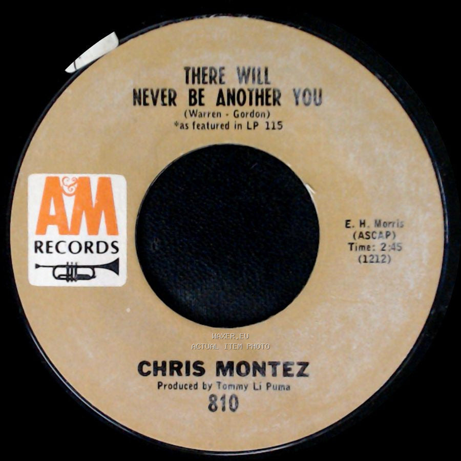 Chris Montez - You Can Hurt The One You Love / There Will Never Be Another You side B