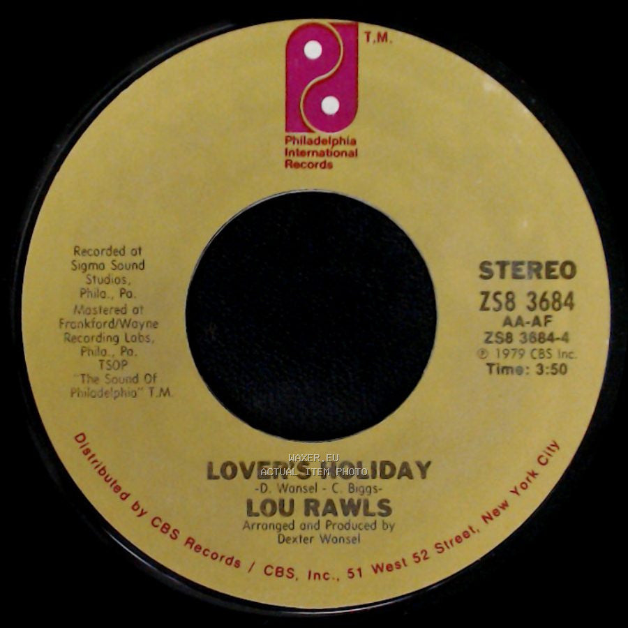 Lou Rawls - Let Me Be Good To You / Lover's Holiday side B