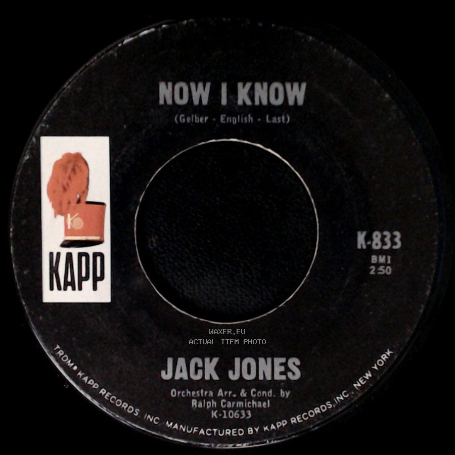 Jack Jones - Now I Know / More And More side A