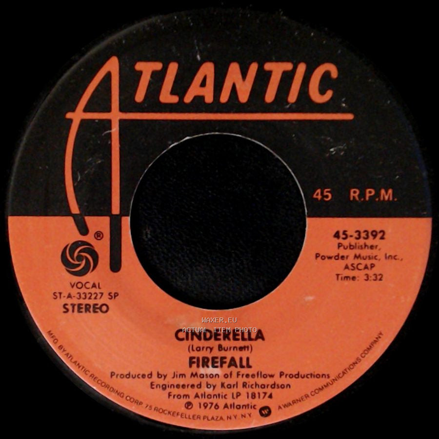 Firefall - Dolphin's Lullaby / Cinderella side B