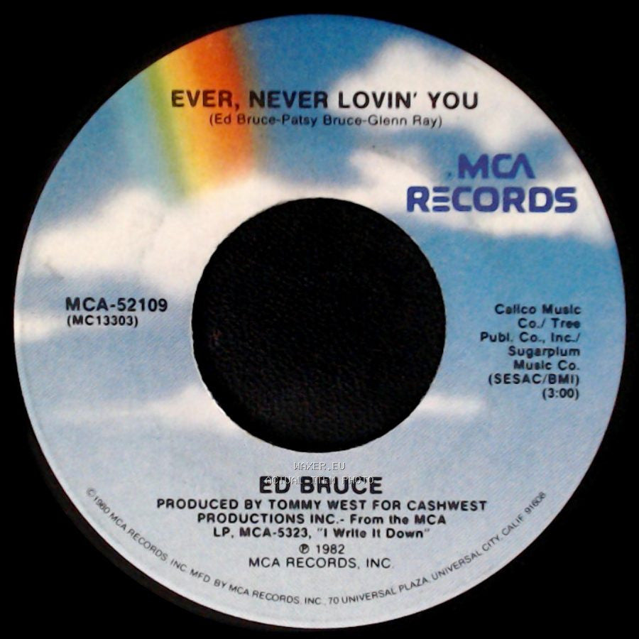 Ed Bruce - Theme From "Bret Maverick" / Ever, Never Lovin' You side B