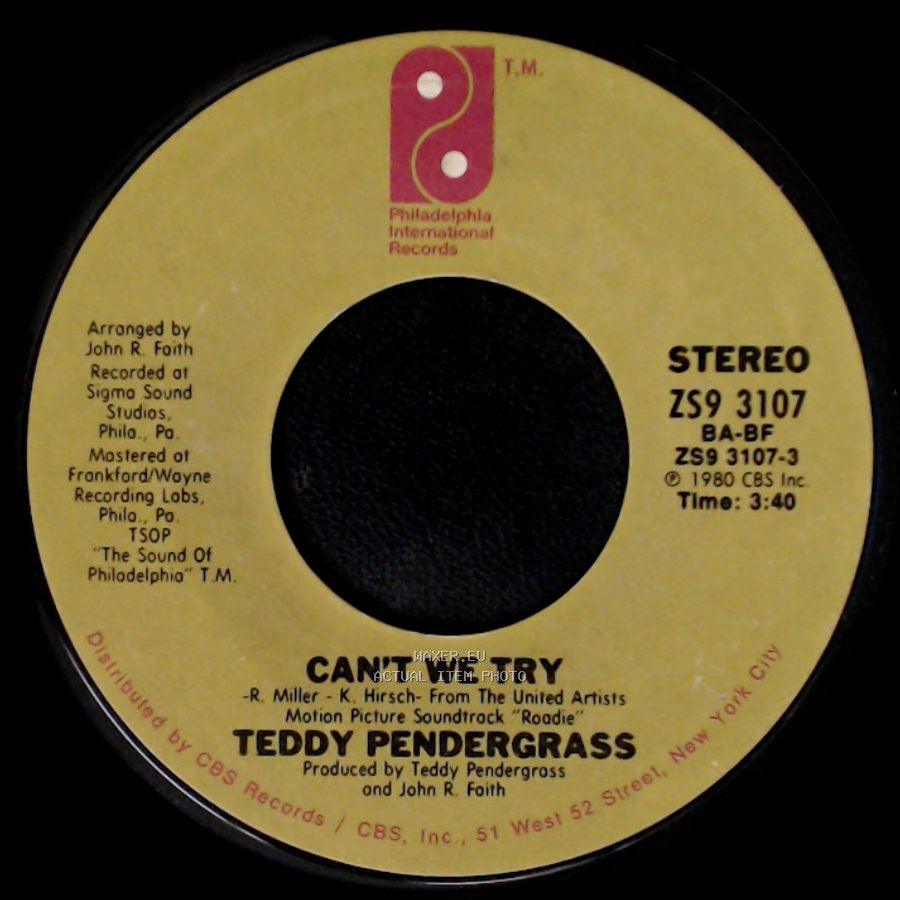 Teddy Pendergrass - Can't We Try / This Gift Of Life side A