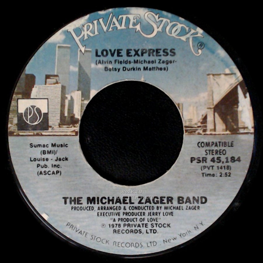 The Michael Zager Band - Love Express / Let's All Chant side A