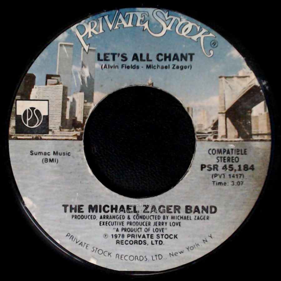 The Michael Zager Band - Love Express / Let's All Chant side B