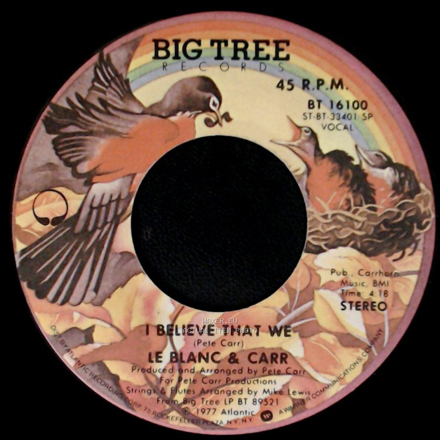 Le Blanc & Carr - I Believe That We / Falling side A
