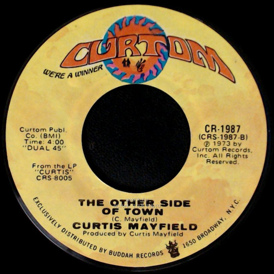 Curtis Mayfield - Future Shock / The Other Side Of Town side B